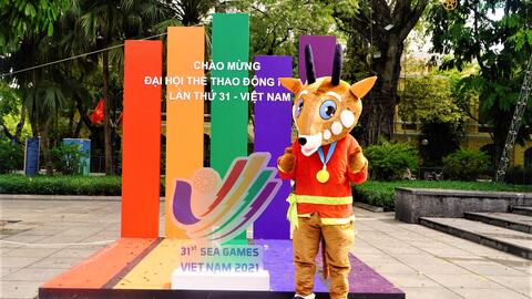 Quảng bá du lịch Hà Nội có logo SEA Games 31 trên CNN