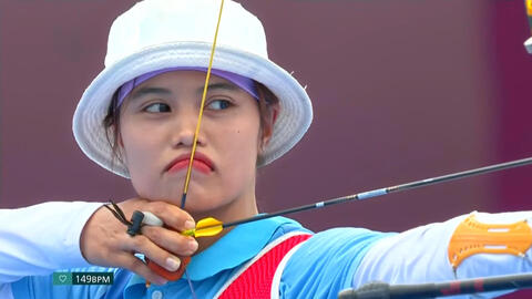 Olympic Tokyo: Ánh Nguyệt suýt thắng cung thủ Nhật Bản