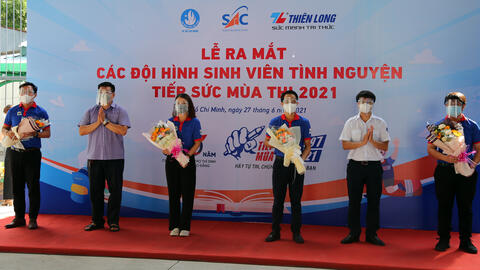 TP.HCM: Hơn 8.700 sinh viên tình nguyện Tiếp sức mùa thi 2021