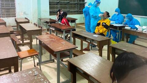 Quảng Nam: 17 học sinh và 1 giáo viên dương tính Covid-19