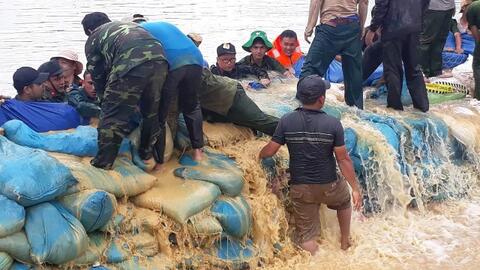 Đắk Lắk: Vỡ đê bên sông Krông Ana, hàng ngàn ha lúa bị nhấn chìm