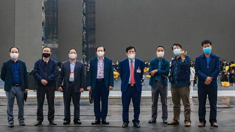 Bộ trưởng Nguyễn Ngọc Thiện kiểm tra Chương trình nghệ thuật “Khát vọng-Toả sáng”