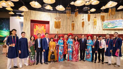 Khai trương Nhà triển lãm Việt Nam tại EXPO 2020 Dubai: Đưa màu sắc Việt Nam hòa cùng gam màu rực rỡ của thế giới