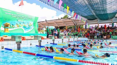 Khai mạc giải Bơi cứu đuối Thanh thiếu nhi toàn quốc “Đường đua xanh” năm 2022