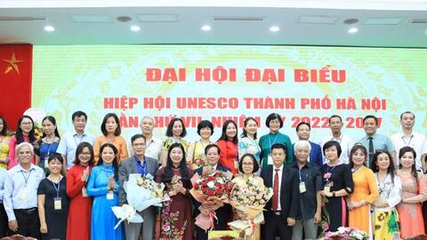 Ông Trương Minh Tiến được bầu làm Chủ tịch Hiệp hội UNESCO Hà Nội