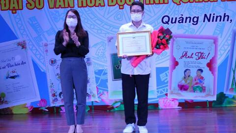 Trao giải cuộc thi Đại sứ Văn hóa đọc tỉnh Quảng Ninh năm 2021