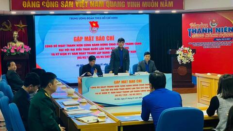 Thanh niên cả nước cùng hành động chào mừng thành công Đại hội Đảng lần thứ XIII