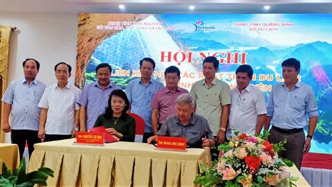 Quảng Bình- Thái Nguyên hợp tác phát triển du lịch: Từ Thủ đô gió ngàn đến quê hương Đại tướng