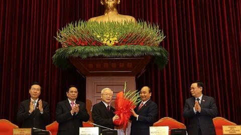 Danh sách Bộ Chính trị, Ban Bí thư và Uỷ ban Kiểm tra Trung ương khoá XIII
