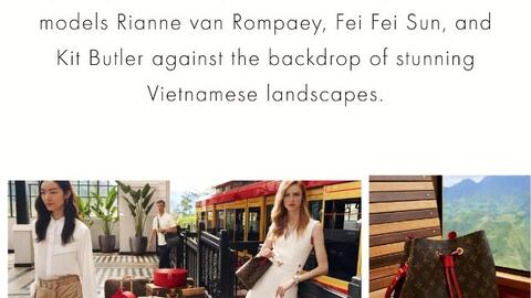 Louis Vuitton chọn Việt Nam làm bối cảnh cho chiến dịch The spirit of travel