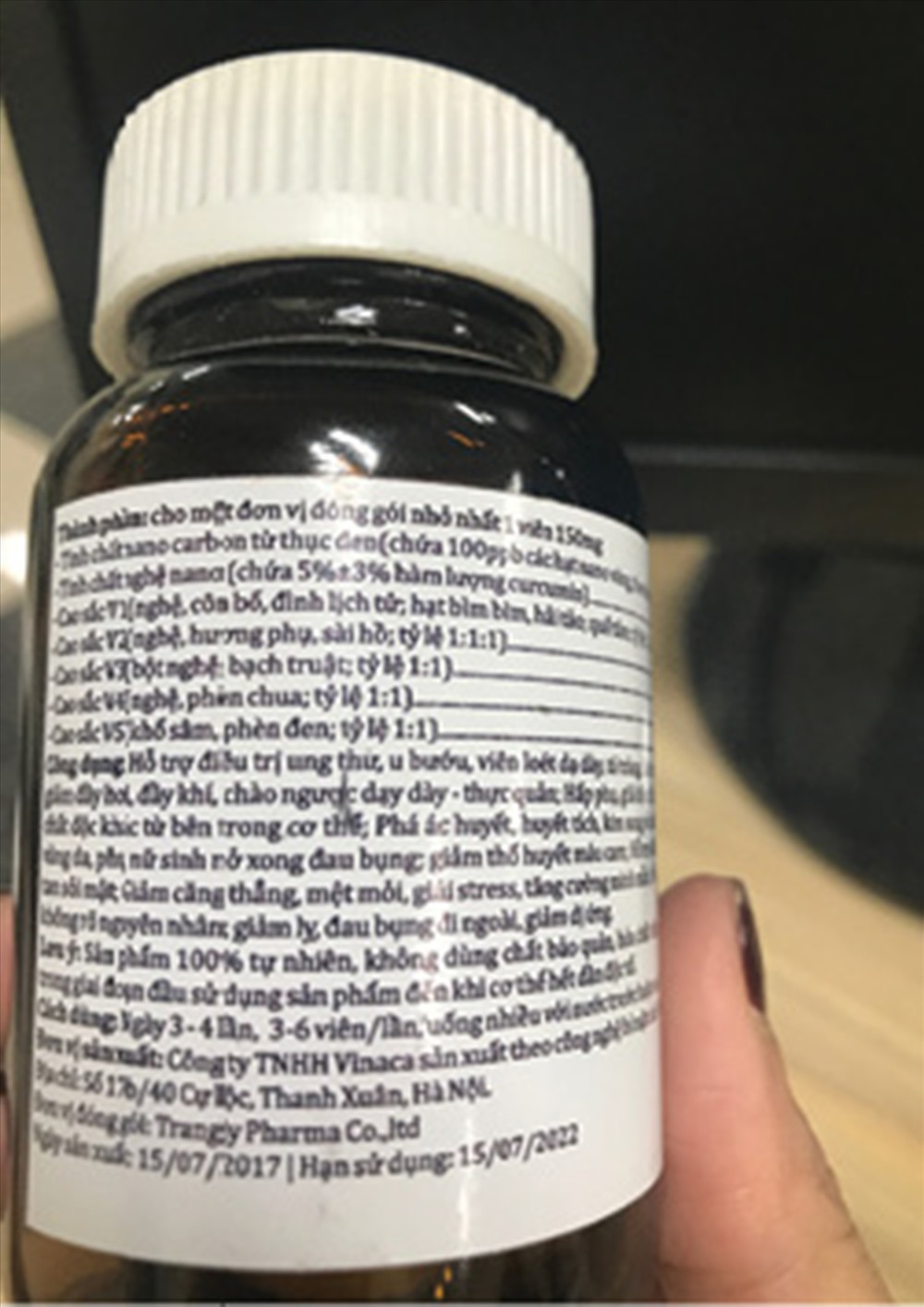 “Vinaca ung thư CO3.2” quảng cáo hỗ trợ điều trị ung thư.