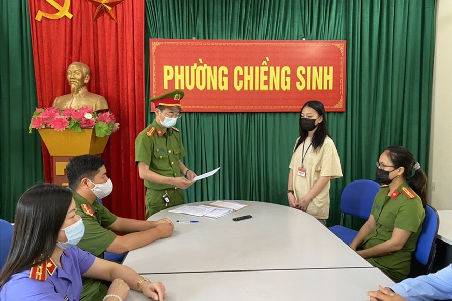 Trần Nguyễn Diệp Anh đã bị bắt với tội danh 