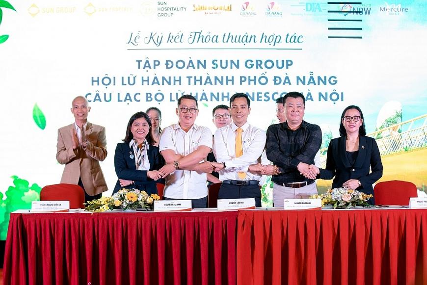 Lễ ký kết hợp tác giữa Sun Group và Hội LHTP Đà Nẵng, CLB Unesco
