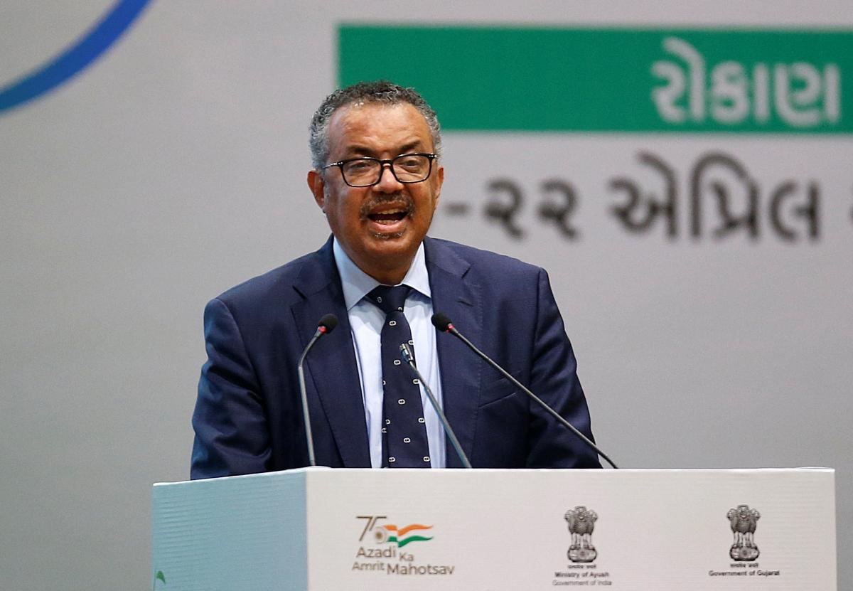 Tổng Giám đốc WHO Tedros Adhanom Ghebreyesus. Ảnh: Reuters