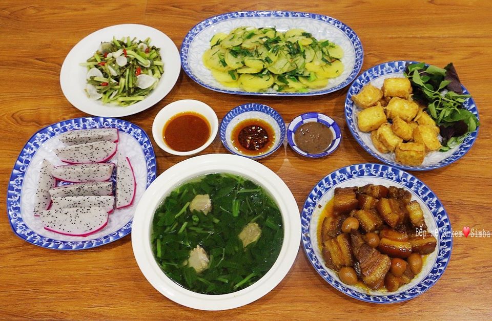 mam com day mau sac nhu tranh truu tuong picasso, nhin da nghien hinh anh 11