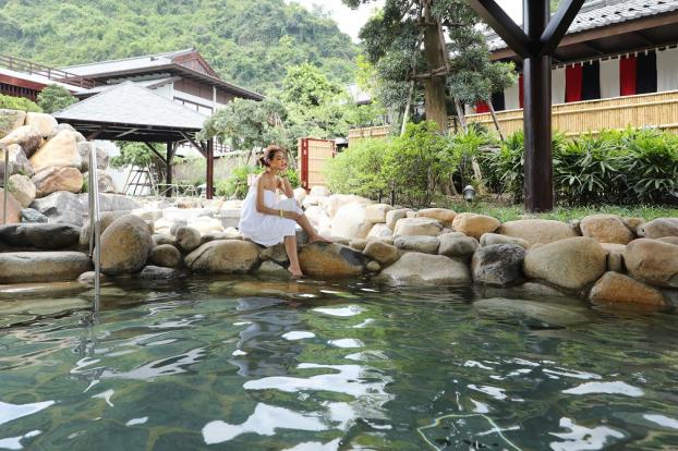 Khung cảnh đậm nét Phù Tang bên trong khu nghỉ dưỡng Yoko Onsen Quang Hanh ra đời vào tháng 5.2020