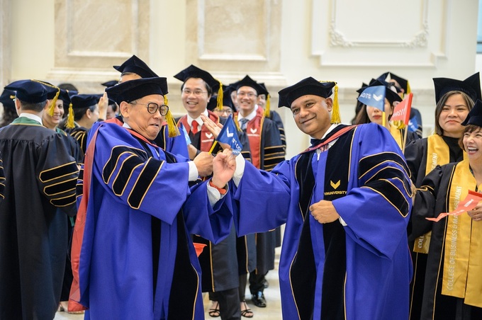 VinUni hợp tác các trường đại học hàng đầu thế giới nhằm hướng tới đạt những chuẩn mực cao nhất trong nghiên cứu, giảng dạy, mở rộng cơ hội phát triển cho sinh viên. Ảnh: VinUni.