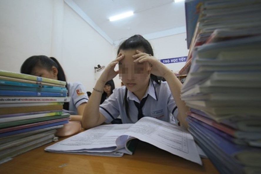 Há»c sinh thưá»ng có tâm lý ngại há»c sau kỳ nghá» Tết dà i ngà y.