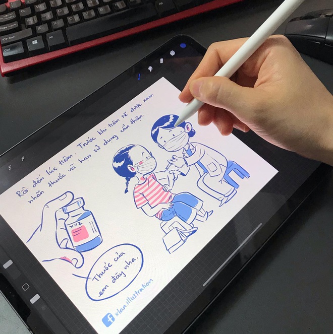 Độc đáo 18 bức tranh về nhật ký tiêm vắc xin gây sốt cộng đồng mạng - 2