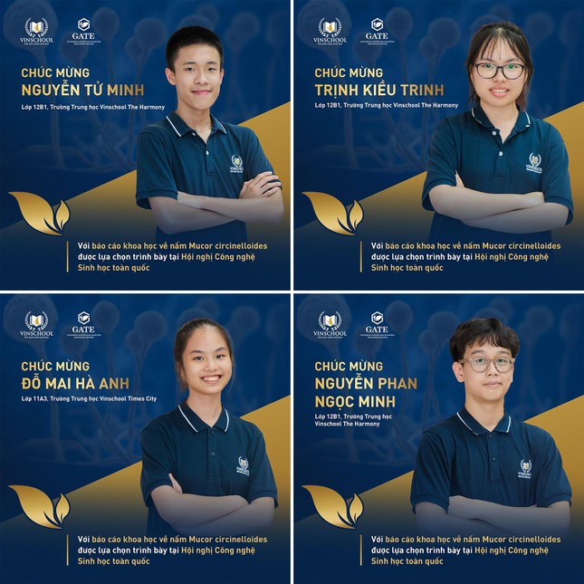 Học sinh Vinschool báo cáo khoa học tại Hội nghị Công nghệ Sinh học toàn quốc 2021 ảnh 1