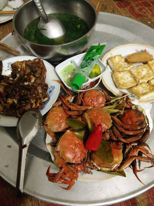 kỳ lạ dạc sản ngon hét nác cua da ỏ vùng que quan họ hinh anh 3