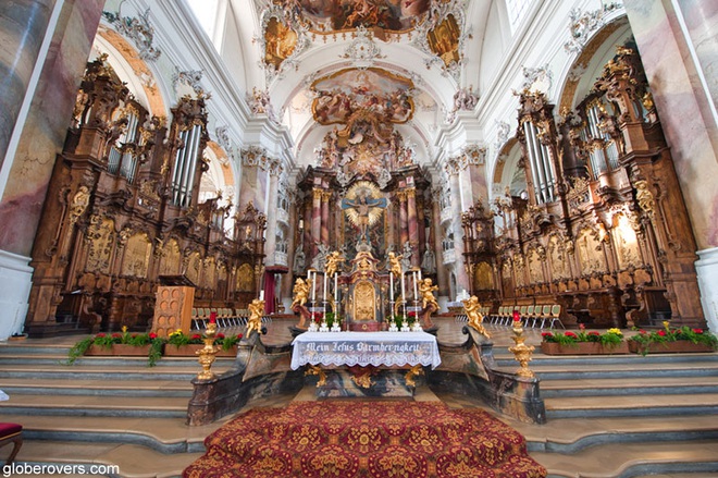 Cảnh tráng lệ trong tu viện cổ nổi tiếng nước Đức - 1